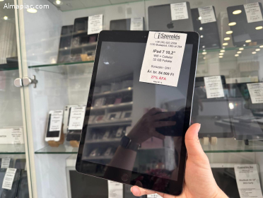 Bruttó ár | iPad 7 32GB Wifi+Cellular akku 92% 6 hónap jótállás (0/51)