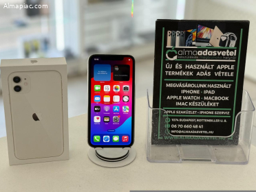 iPhone 11 64GB Független Használt/1-3 hónap gar./Akku 87%/p4420