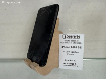 iPhone SE 2020 64GB független ÚJ AKKU, ÚJ KIJELZŐ, ÚJ HÁZ(20)